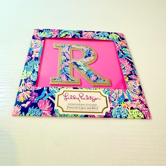 Lilly Pulitzer Monogram Sticker R - Picture 8 of 10
